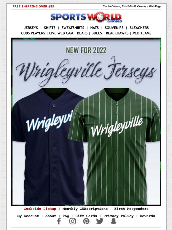 Sports World Chicago Wrigleyville 2022 Neighborhood & Ivy Jerseys Milled