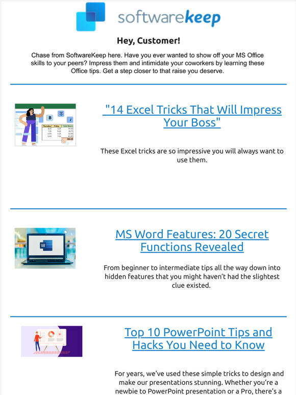 Software Keep Office Tips and Tricks to Make Your Life Easier Milled