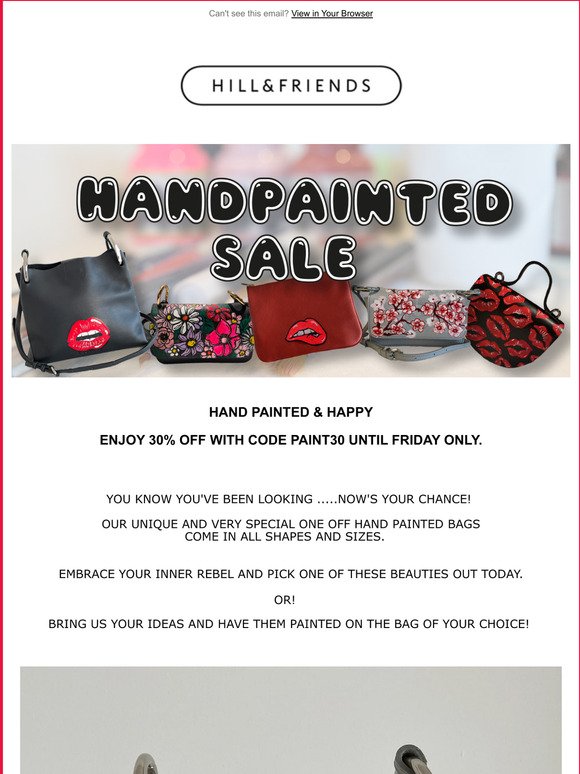 HAND PAINTED & HAPPY TREATS WITH 30% OFF