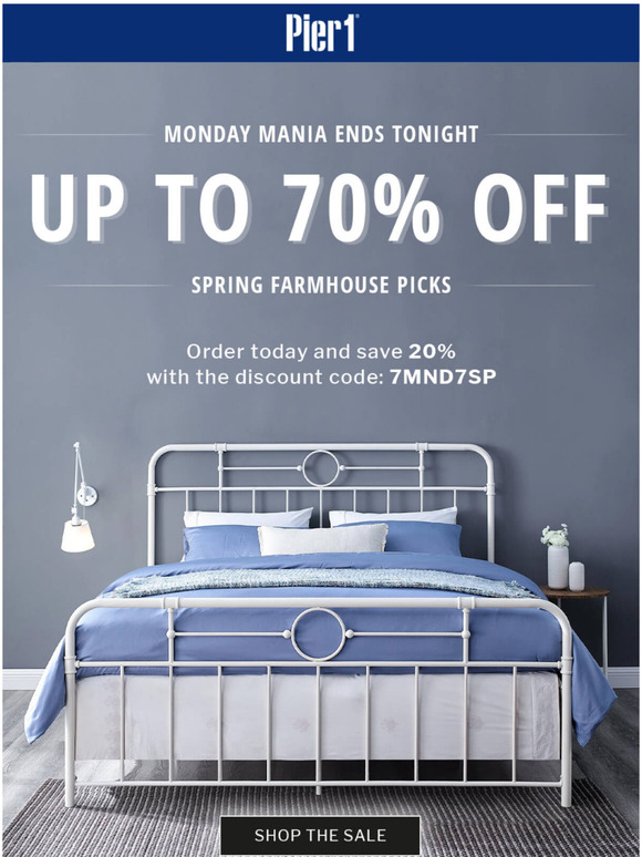 Pier 1 Email Newsletters Shop Sales, Discounts, and Coupon Codes