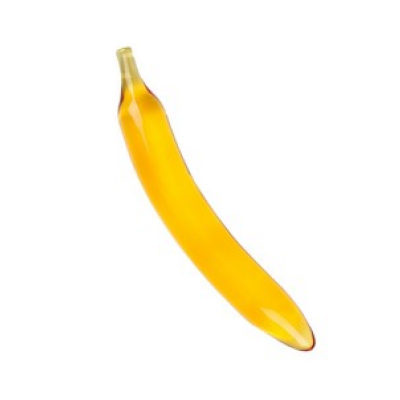 Godemichet en Verre Forme Banane