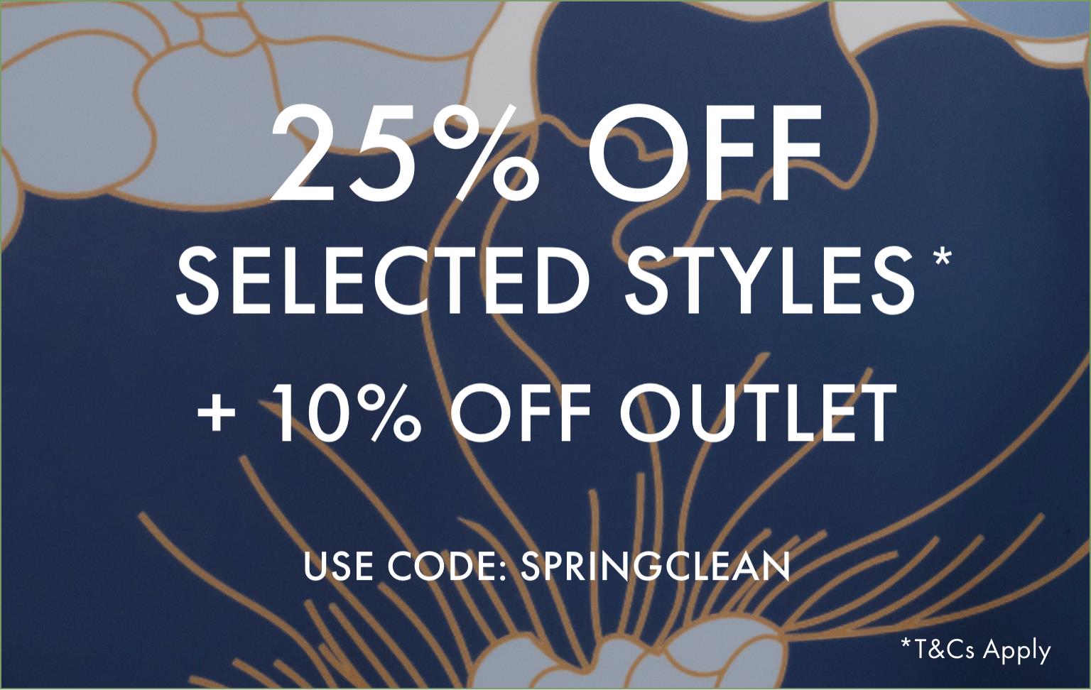 Ted Baker: Just in: 25% off select styles