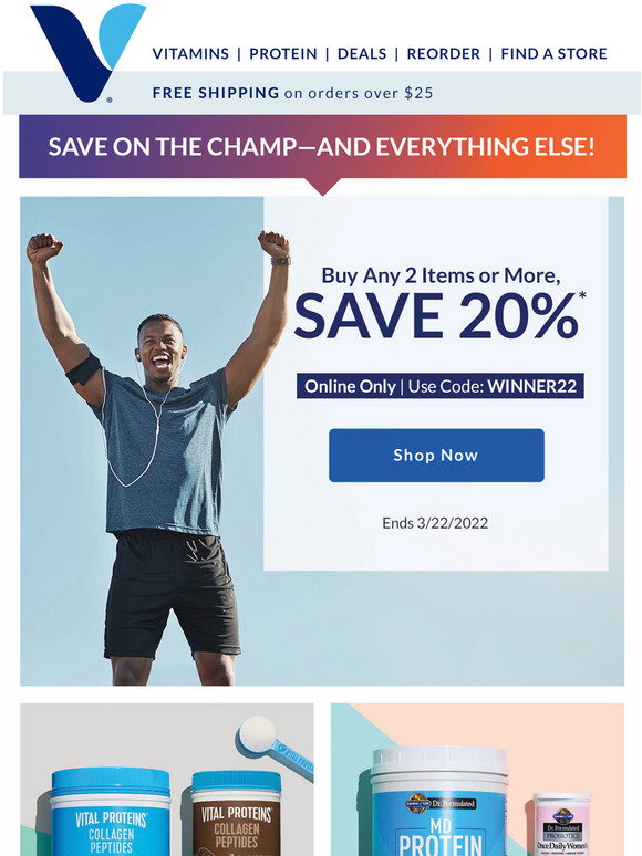 Vitamin Shoppe And our Battle of the Brands winner is Milled