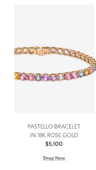 PASTELLO BRACELET IN 18K ROSE GOLD