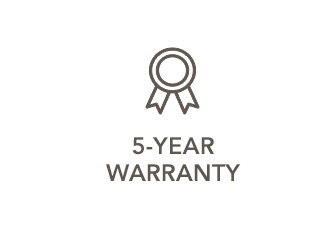 5-YEAR WARRANTY