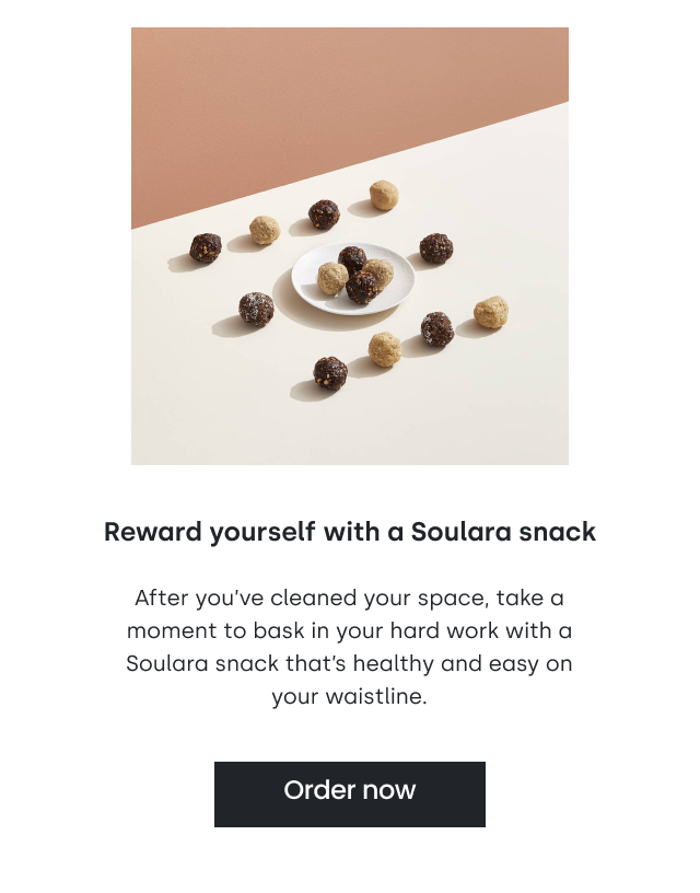 Reward yourself with a Soulara snack