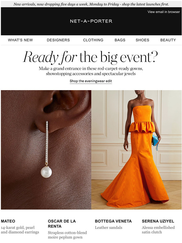 NetAPorter Email Newsletters Shop Sales, Discounts, and Coupon Codes