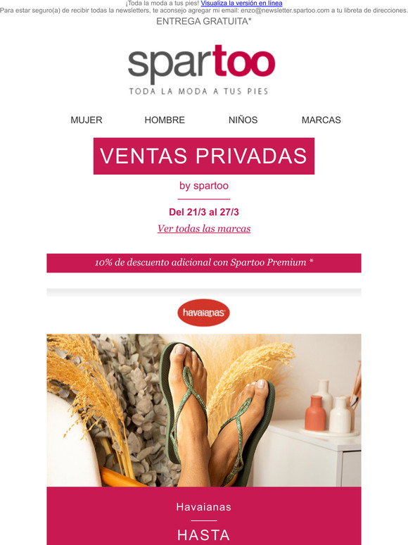 Spartoo.es CPL: EN EXCLUSIVA, 7 das de PROMOCIONES! Hasta el 50% de  descuento en Pikolinos, adidas Originals, Yurban, Cetti y Fishikii con  entrega gratuita | Milled