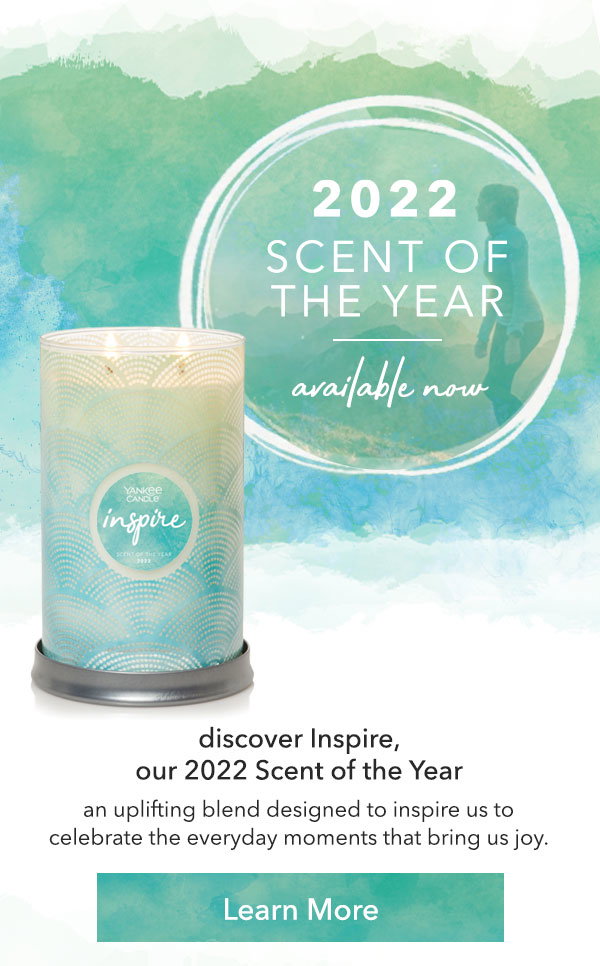 Yankee Candle Company Discover INSPIRE, our 2022 Scent of the Year