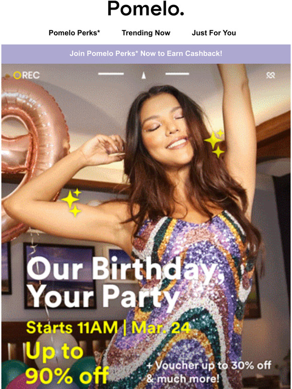 Our Birthday, Your Party Starts Soon 