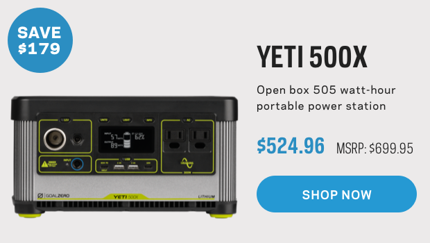 Goal Zero on X: Cyber Monday deal! The best-selling Yeti 1500X is