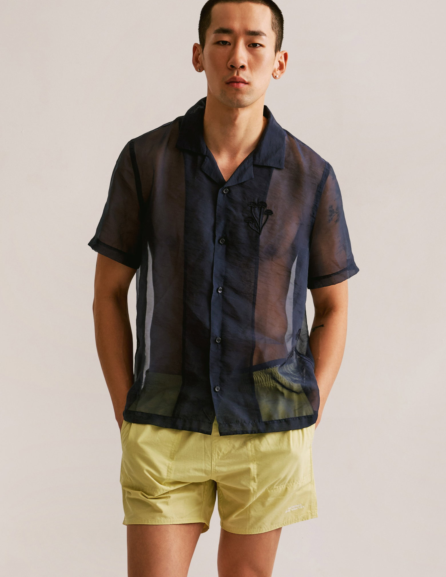 Saturdays NYC: Back in Stock: Canty Sheer Shirt | Milled
