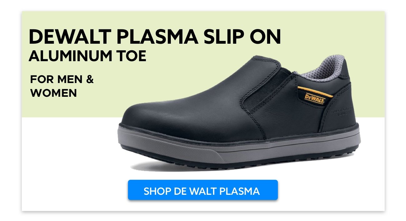 Shop DeWalt Plasma Slip-On Aluminum Toe for Men and Women.