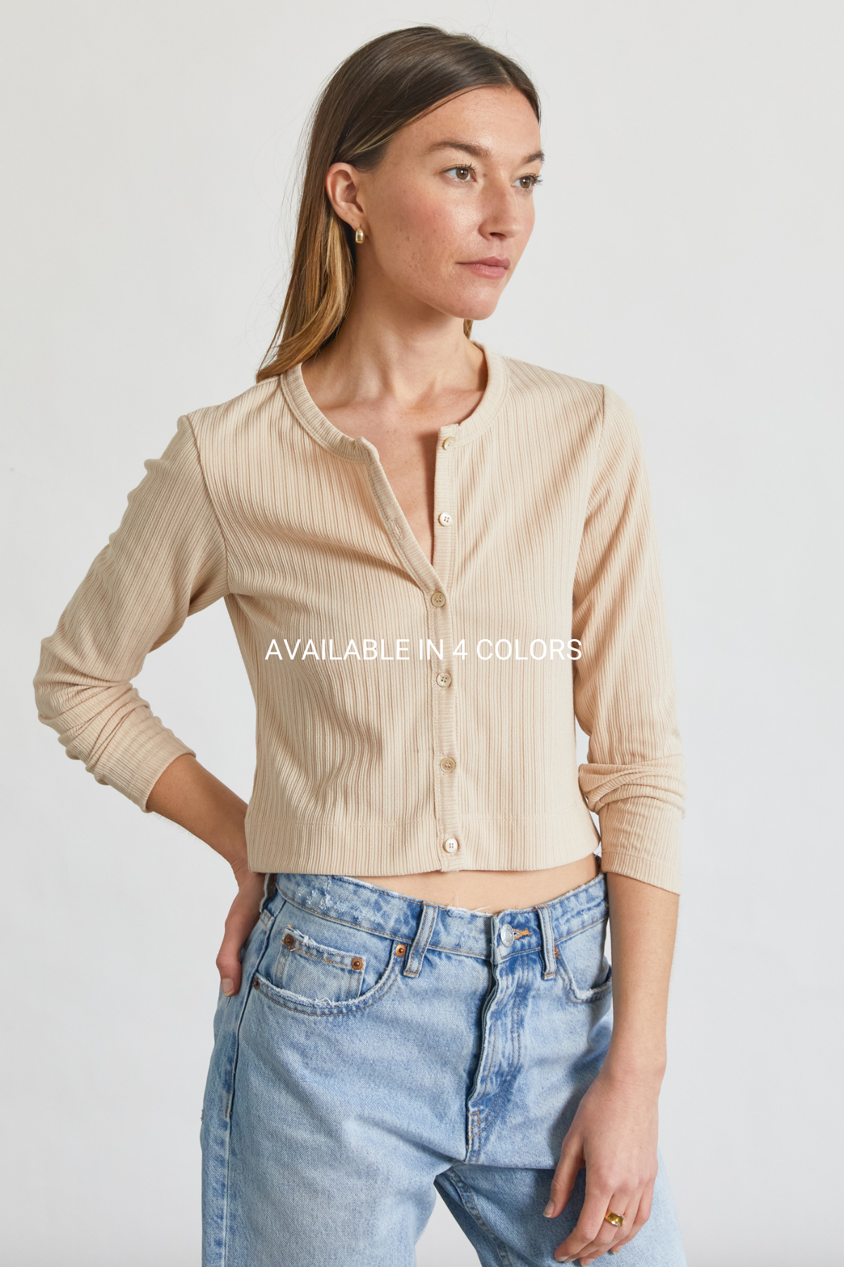 Ribbed Cami Sweater Top– Almina Concept