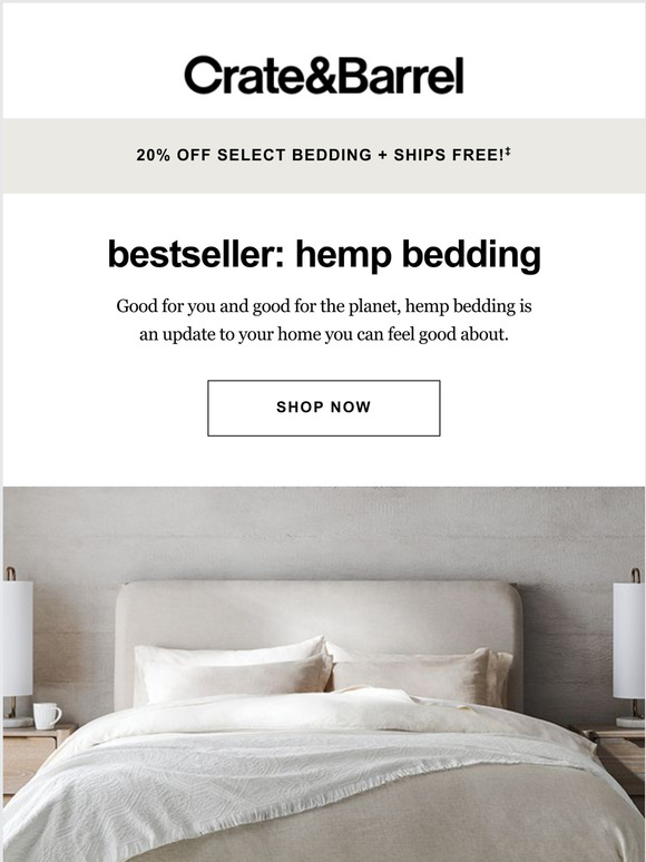 Crate and Barrel Email Newsletters Shop Sales, Discounts, and Coupon Codes