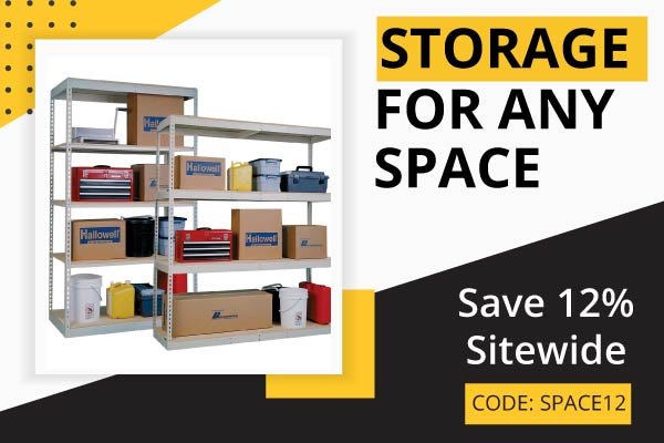 Storage For Any Space - Save 12% sitewide - CODE: SPACE12