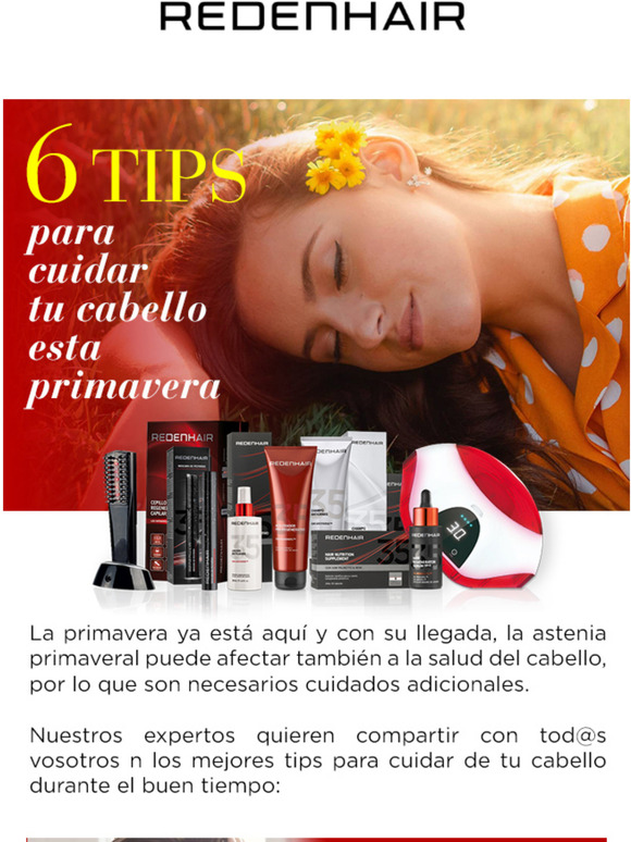  6 Tips para Cuidar tu Cabello en primavera