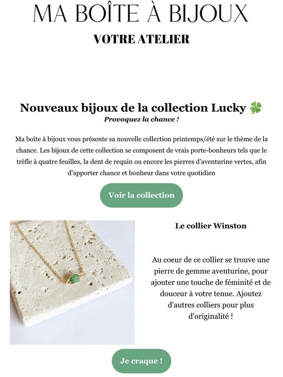 Nouvelle collection Lucky !