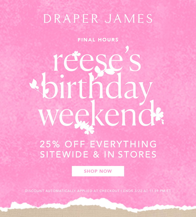 30 Days of Deals: 15% Off at Draper James on Full-Priced Items