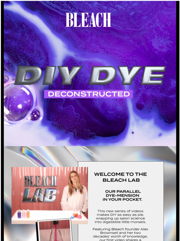 Bleach London The Bleach Labs just launched Milled