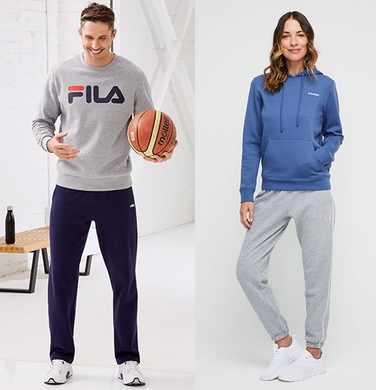 40% Off Men’s and Women’s Lotto and Fila Clothing