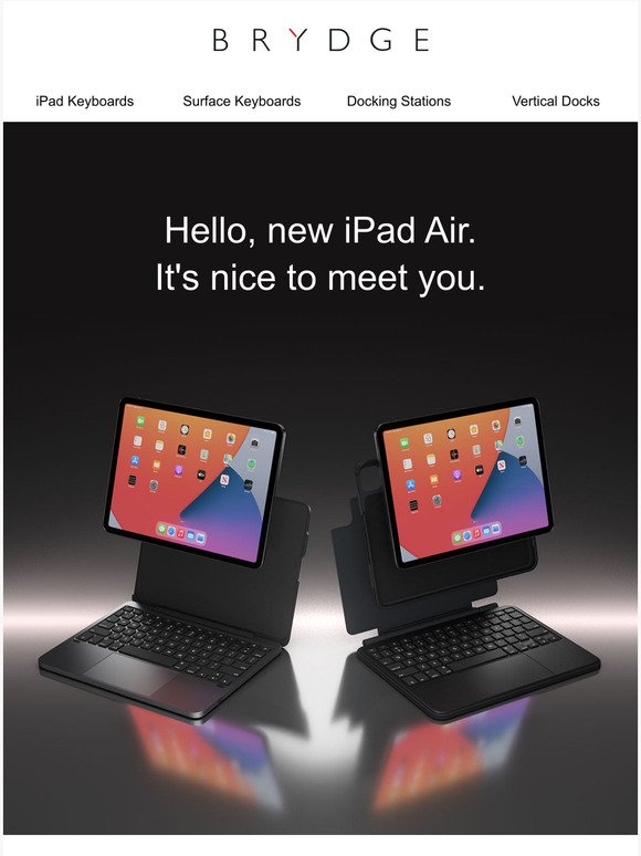 New iPad Air, meet your favorite keyboard.