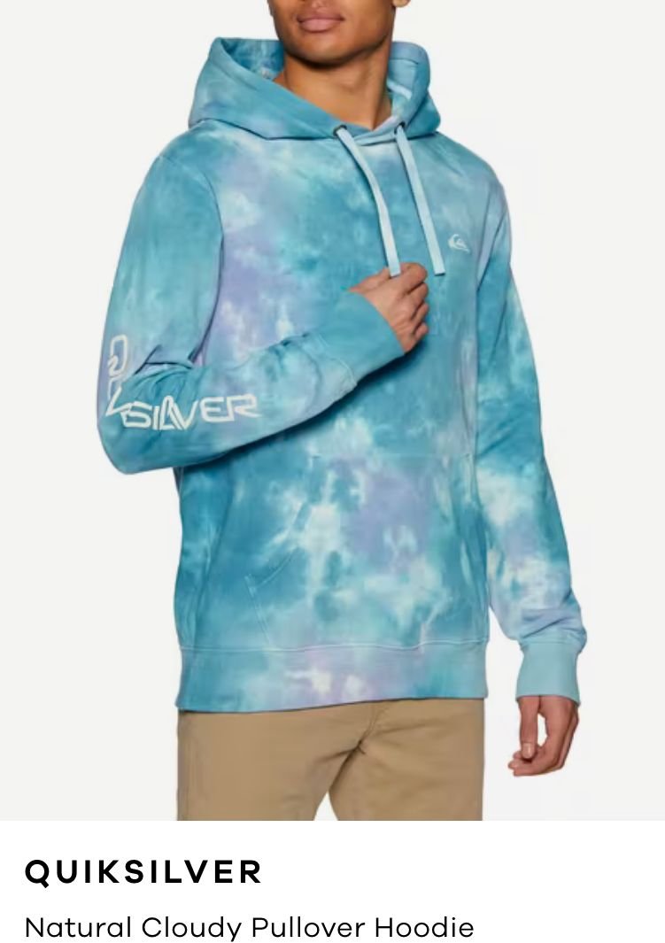 Quiksilver Naturally Cloudy Pullover Hoodie