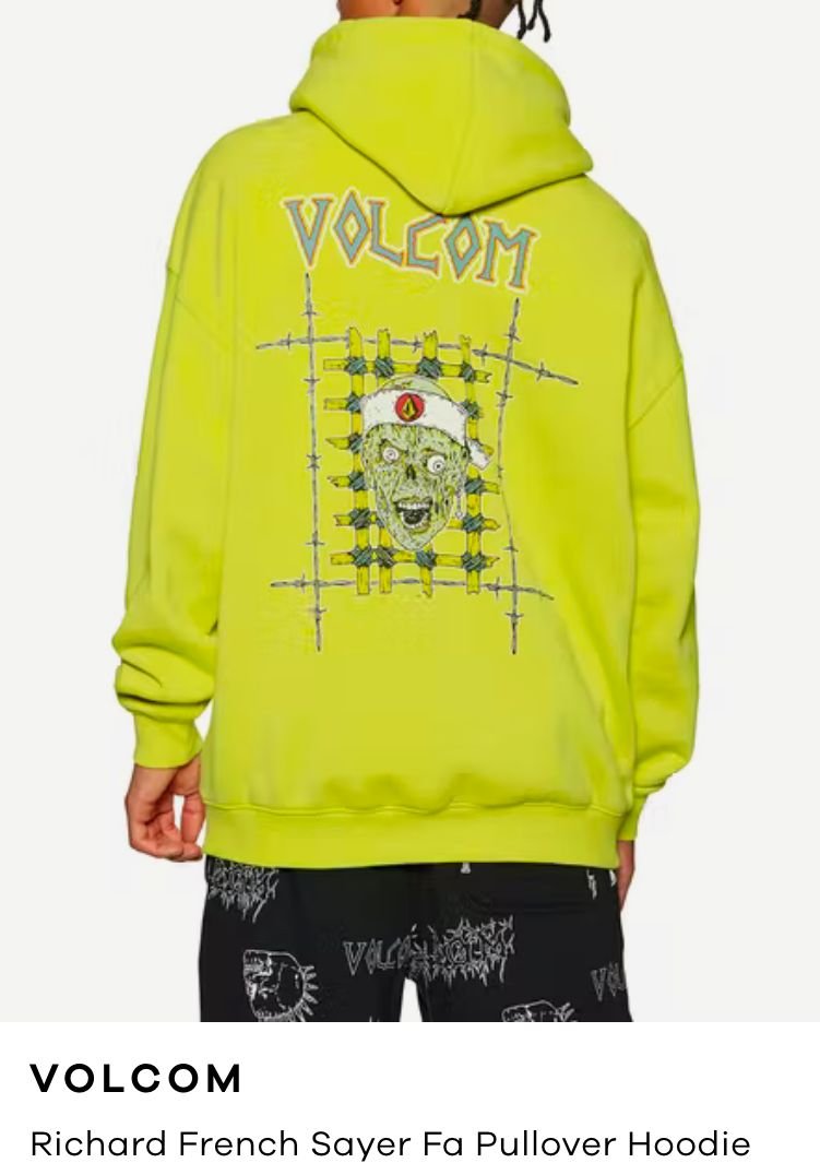 Volcom Richard French Sayer Fa Pullover Hoodie