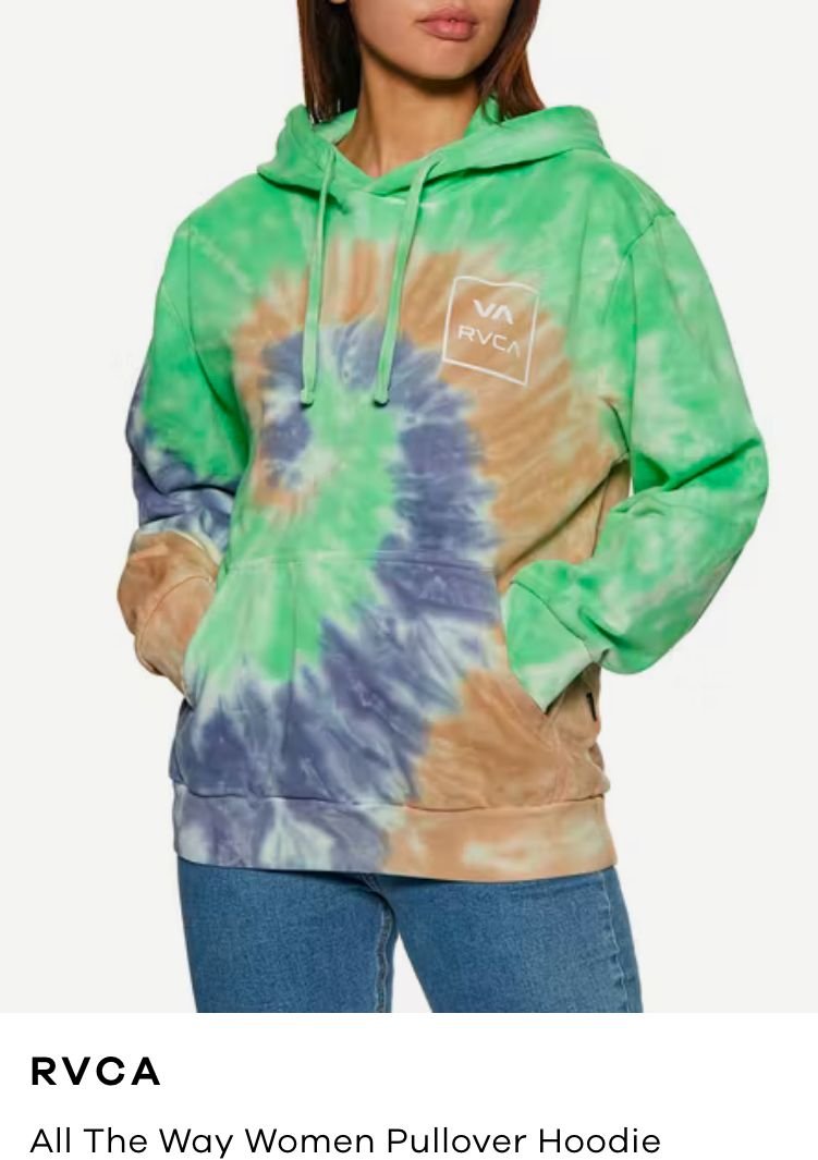RVCA All The Way Women's Pullover Hoodie