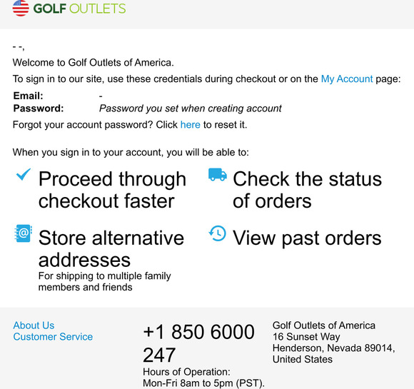 Welcome to Golf Outlets of America