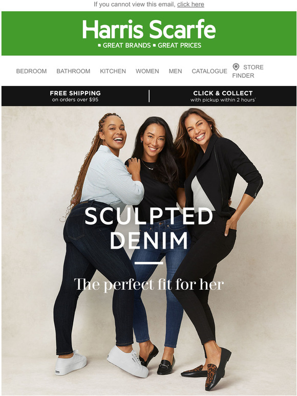 Harris Scarfe The Perfect Fit for Her Milled