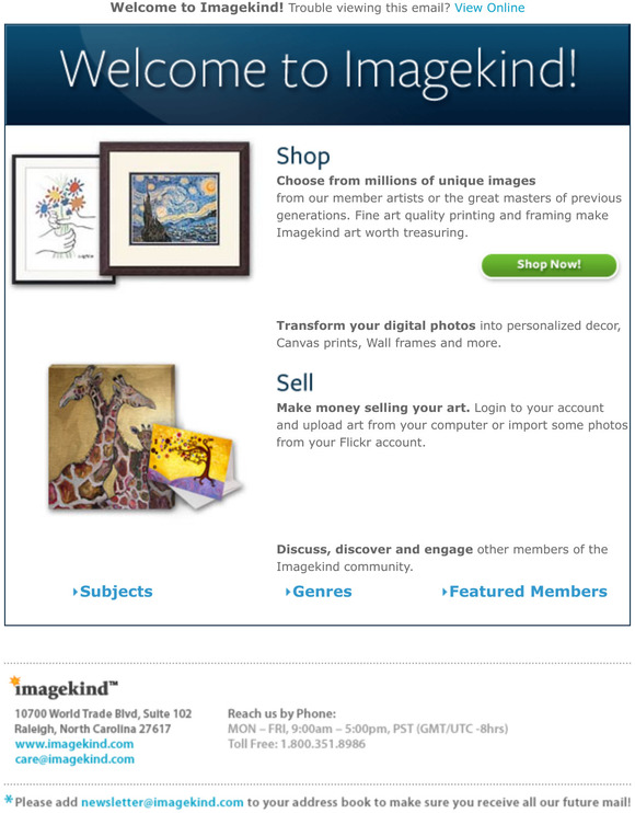 Welcome to Imagekind!
