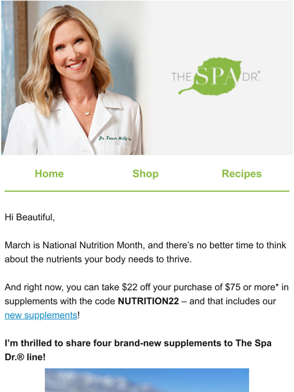 The Spa Dr. LLC Meet our new supplements and SAVE! Milled