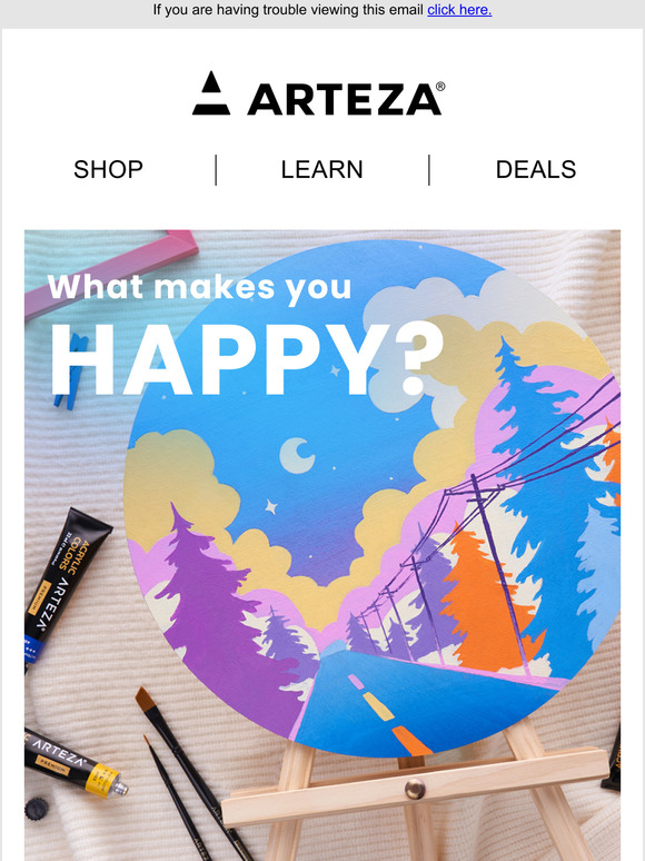 Arteza® Art Supplies Email Newsletters Shop Sales, Discounts, and