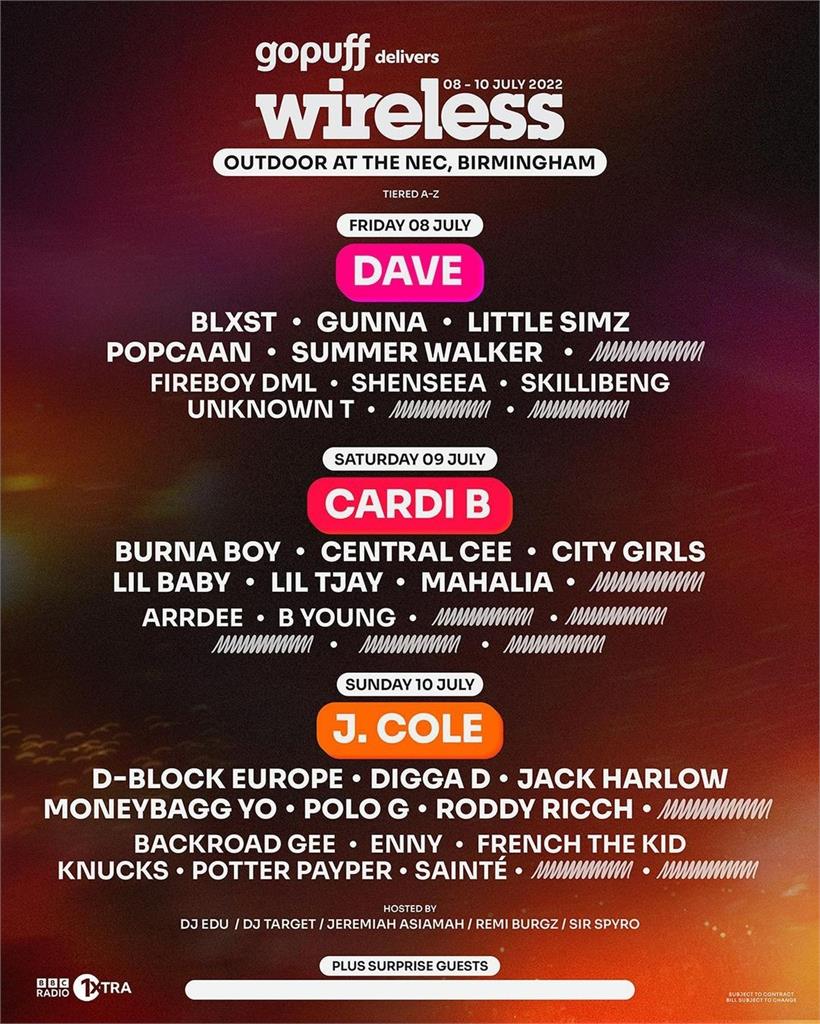 The Ticket Factory: See J. Cole, Dave, Cardi B Headline Wireless ...