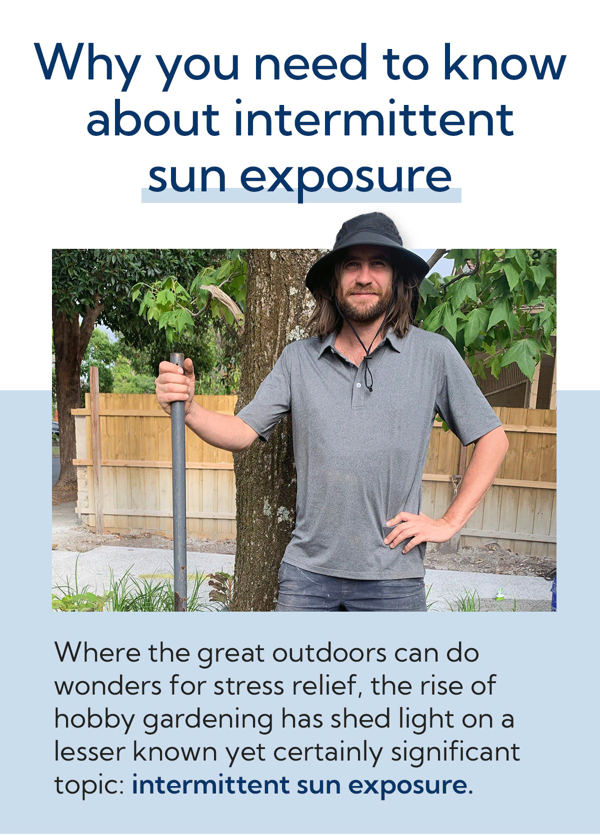 Solbari Sun Protection Learn about intermittent sun exposure Milled