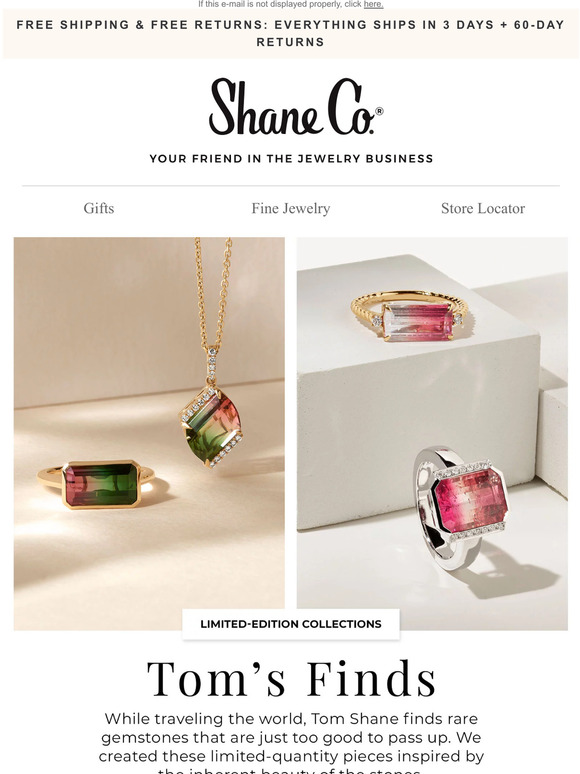 Shane Co. Get these limitededition styles before theyre gone Milled