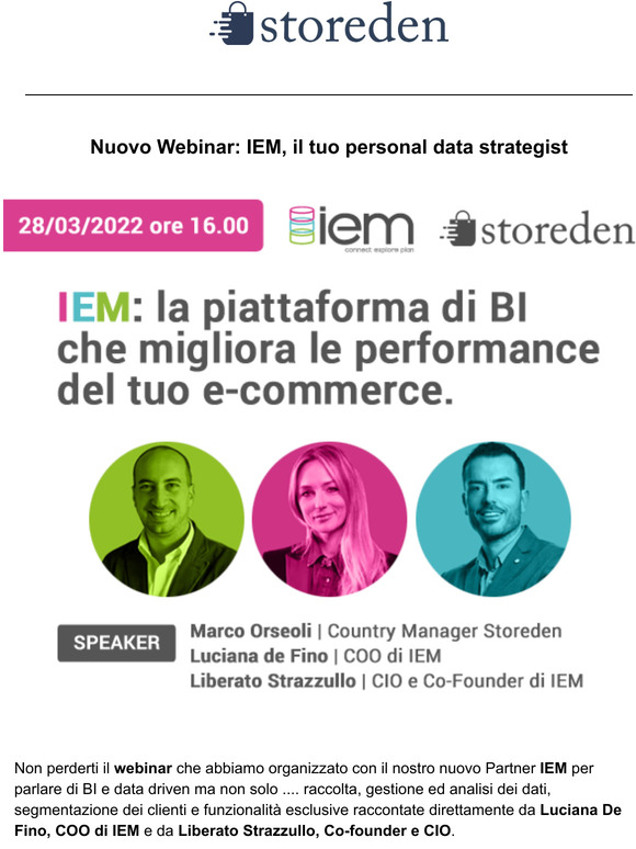 Webinar IEM: