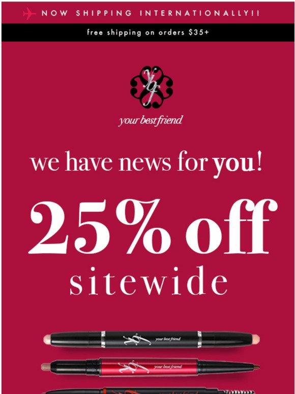 Exclusive Offer: 25% Off Sitewide! 