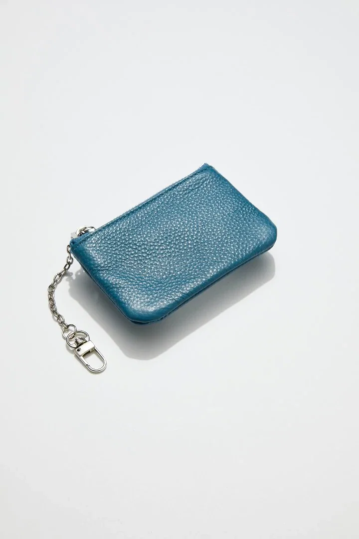 Image of Coin Purse | Sky Silver