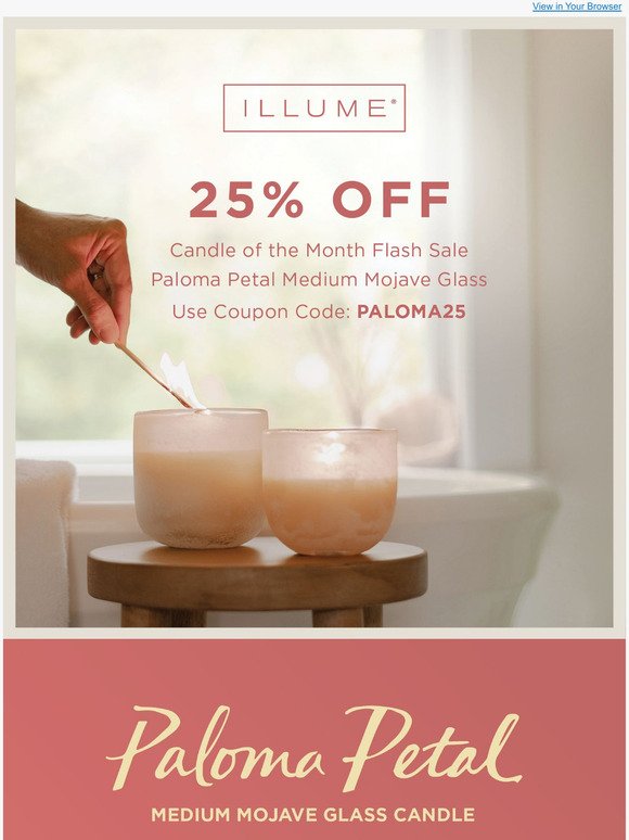 Candle of the Month Flash Sale 