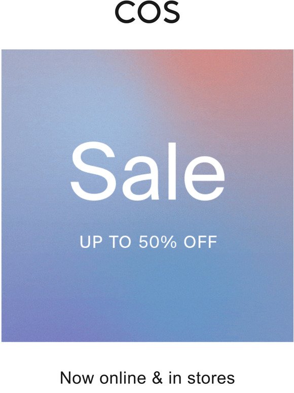 COS: Sale is now online ☀ in stores ...