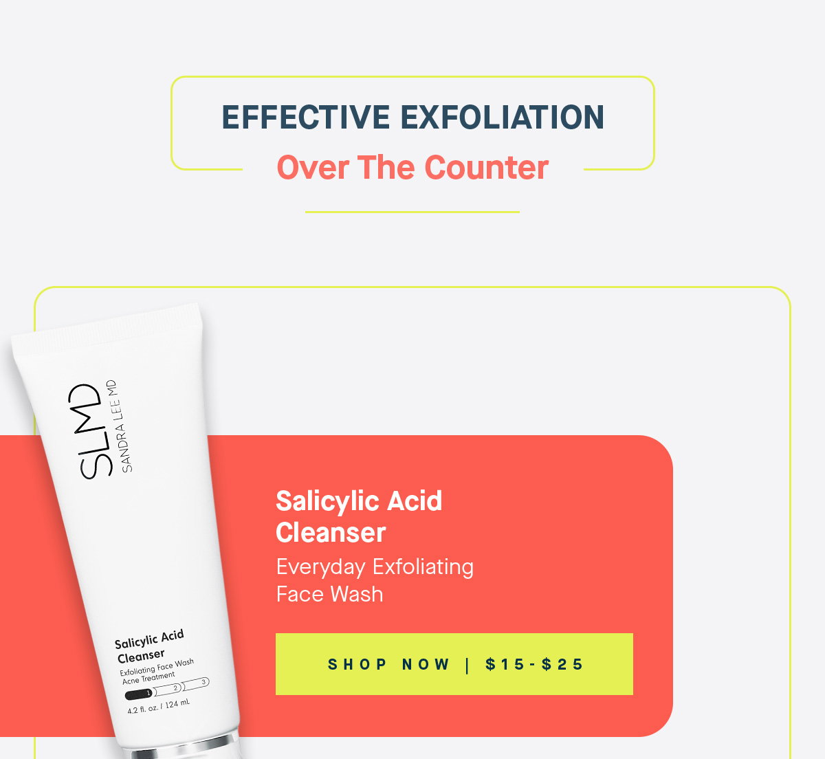 SLMD Skincare Why is salicylic acid FDA regulated? Milled