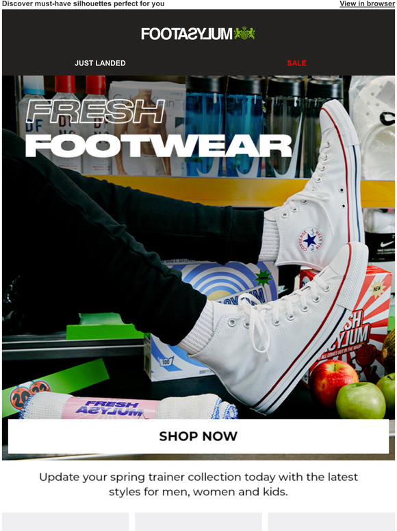 Footasylum Do your feet a favour... Milled