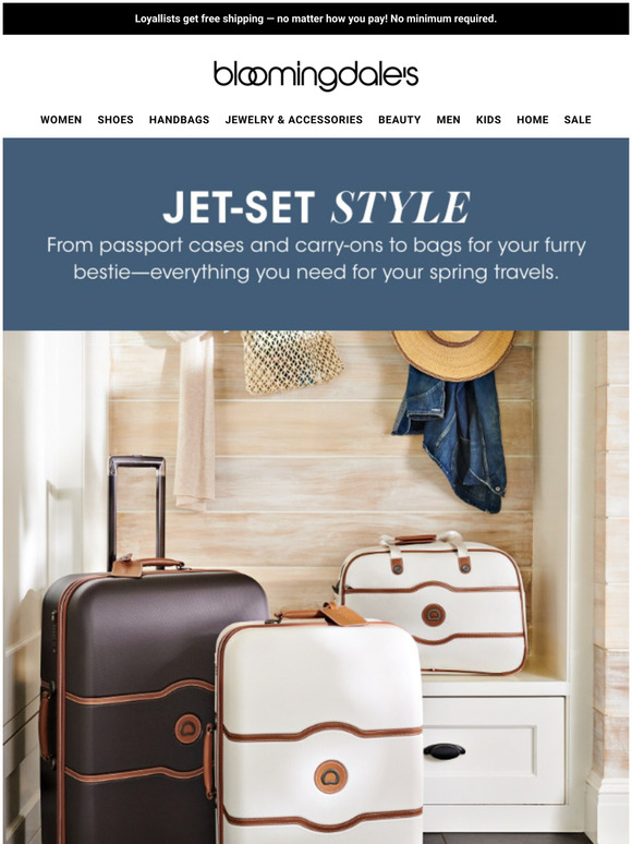 Bloomingdale's Get outta town Luggage you'll love Milled