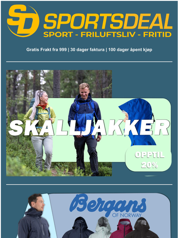 Vren er her. Sjekk ut vrt utvalg av skalljakker