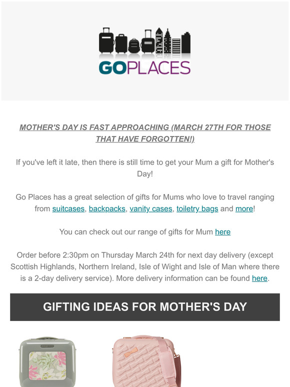 Last minute Mothers Day gifting ideas