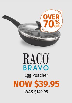 RACO Bravo 24cm 5 Cup Egg Poacher