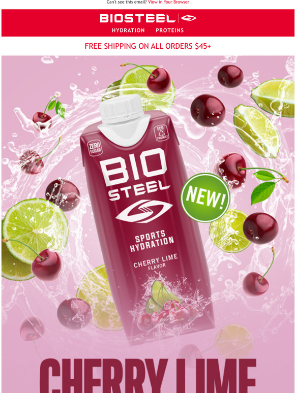 BioSteel "Might be the best flavor I've had" Milled