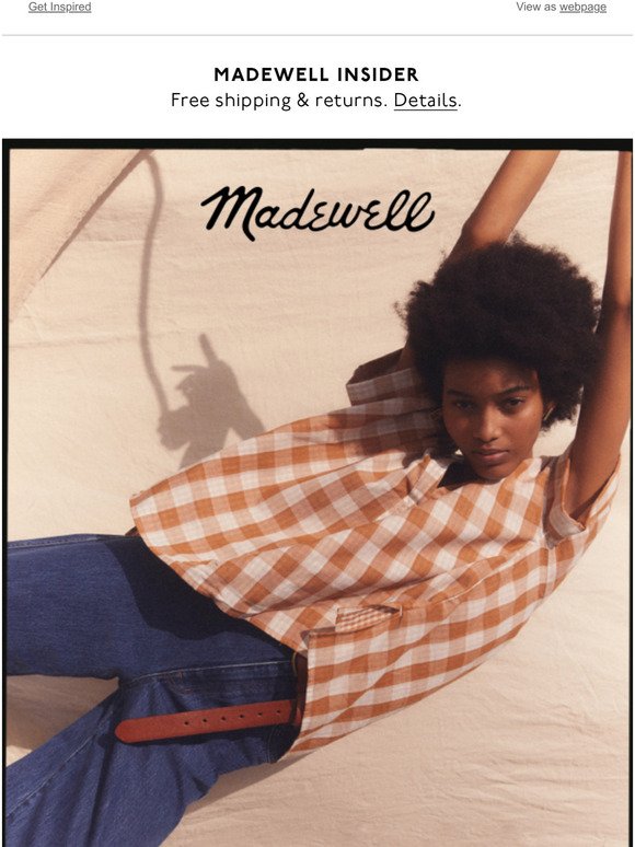 Madewell Email Newsletters: Shop Sales, Discounts, and Coupon Codes